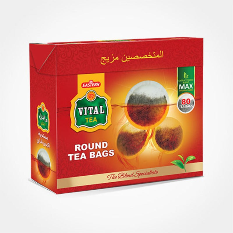 Vital Black Tea - Runde Teebeutel (80 Bags)