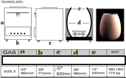 Tandoor oven with natural gas (clay oven)/ by Shaan