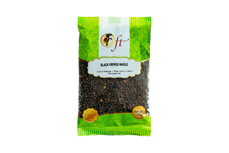 Black Pepper Whole CFT (schwarzer Pfeffer) 20x100g